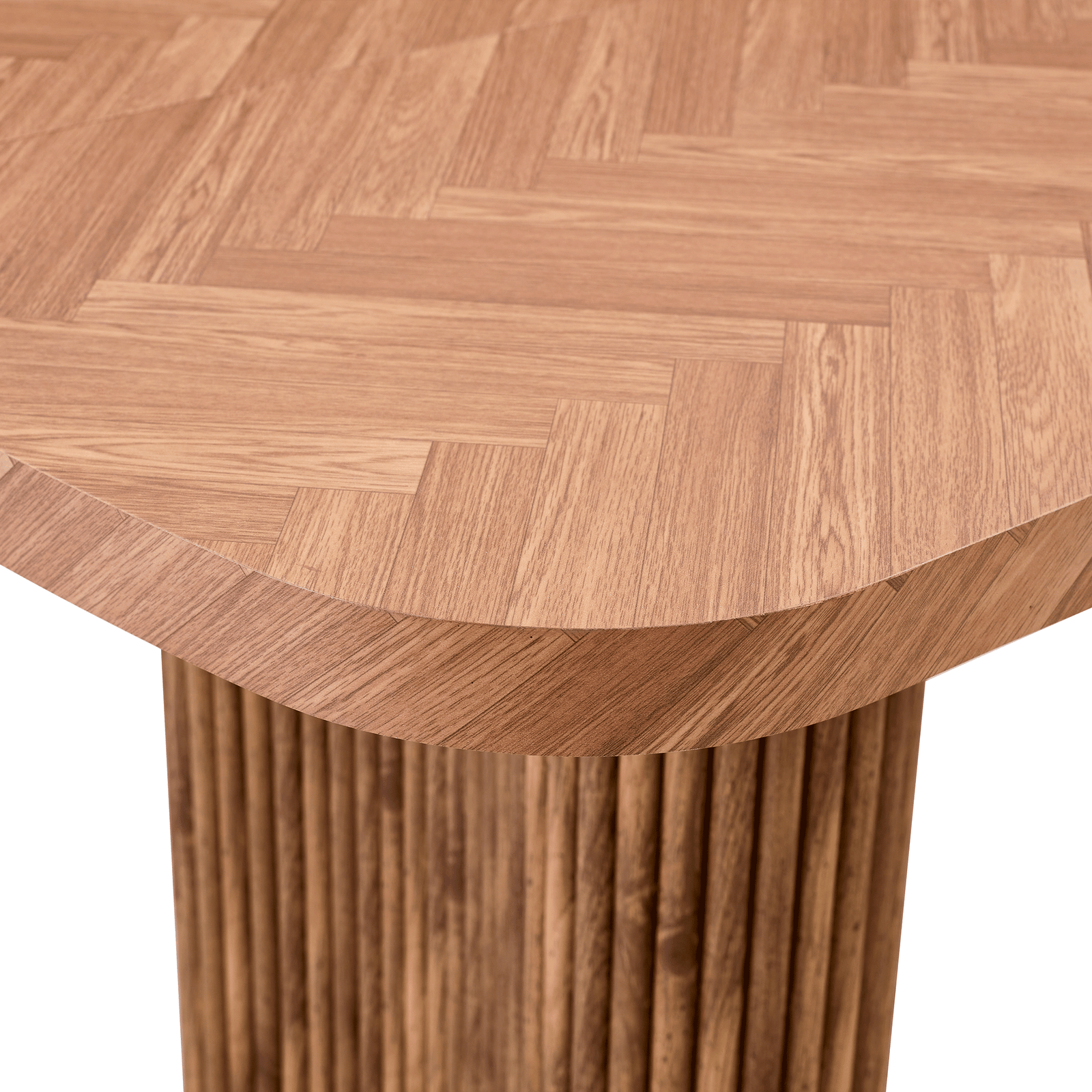 Arvo – Walnut Wooden Oval Dining Table with Sculptural Legs 180*90cm