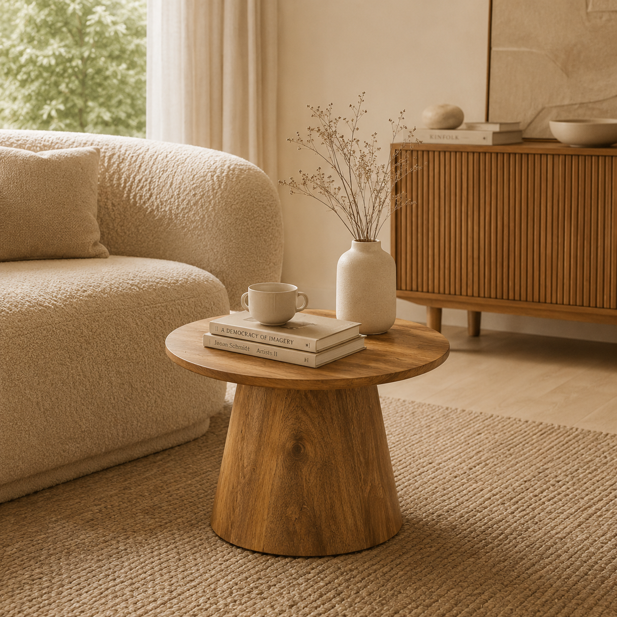 Arvo – Organic Side Table Natural Wood