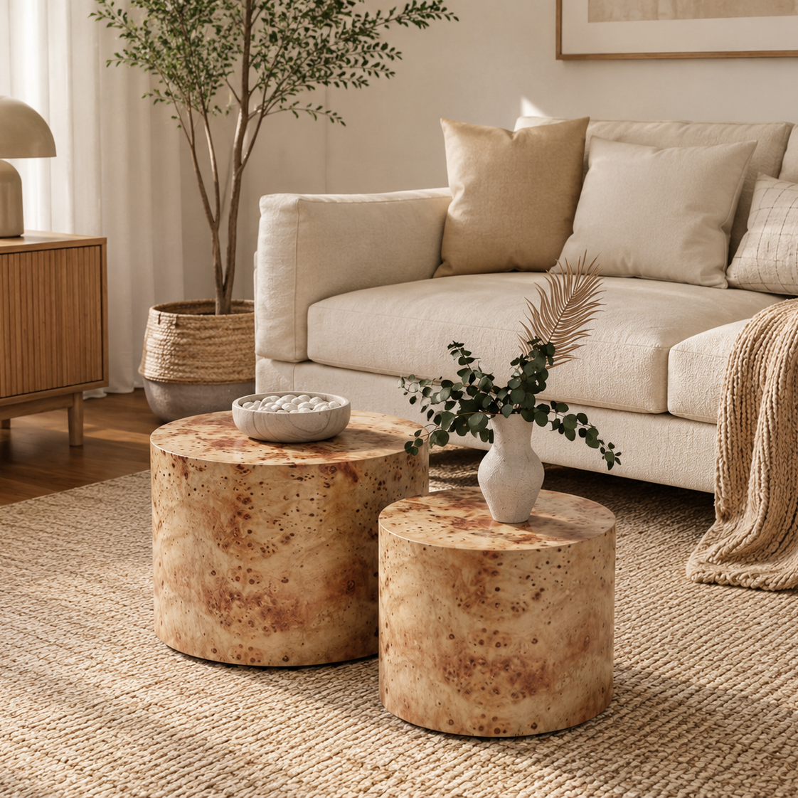 Loupe de Bois Naturelle, lente di legno naturale